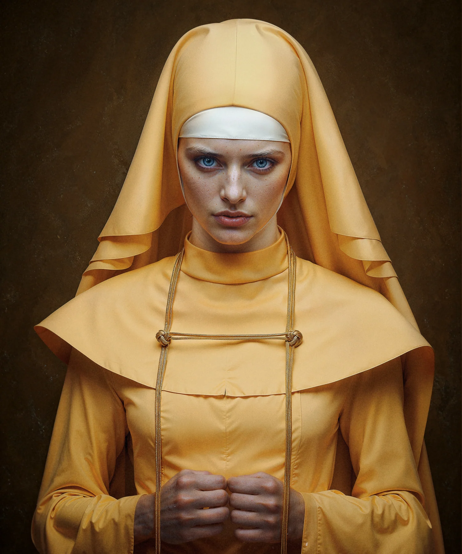 Portrait in yellow